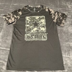 U.S.‎ ARMY Men's Polyester Digital Camo Short Sleeve Shirt Size S 34/36 America